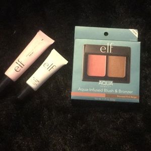 ELF primer blush bronze lot